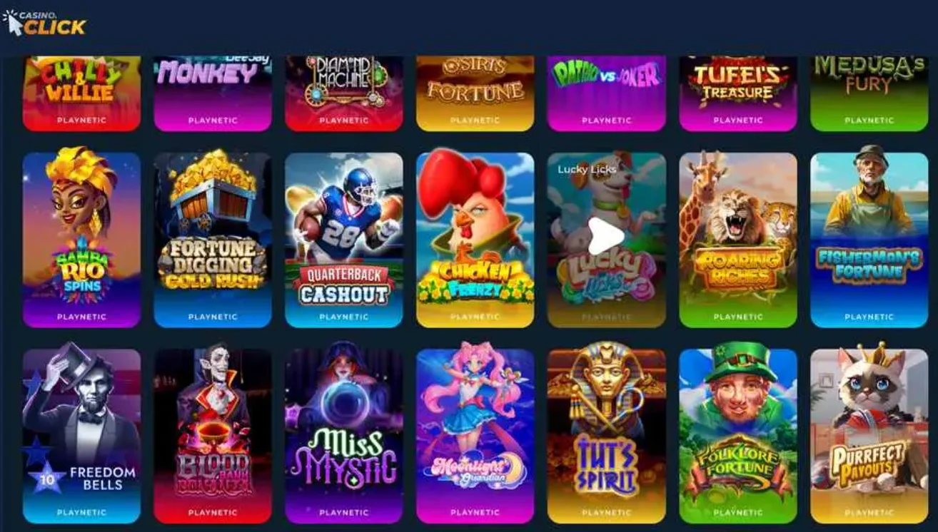Discover the Full Click Casino games Collection at Casino Click 3